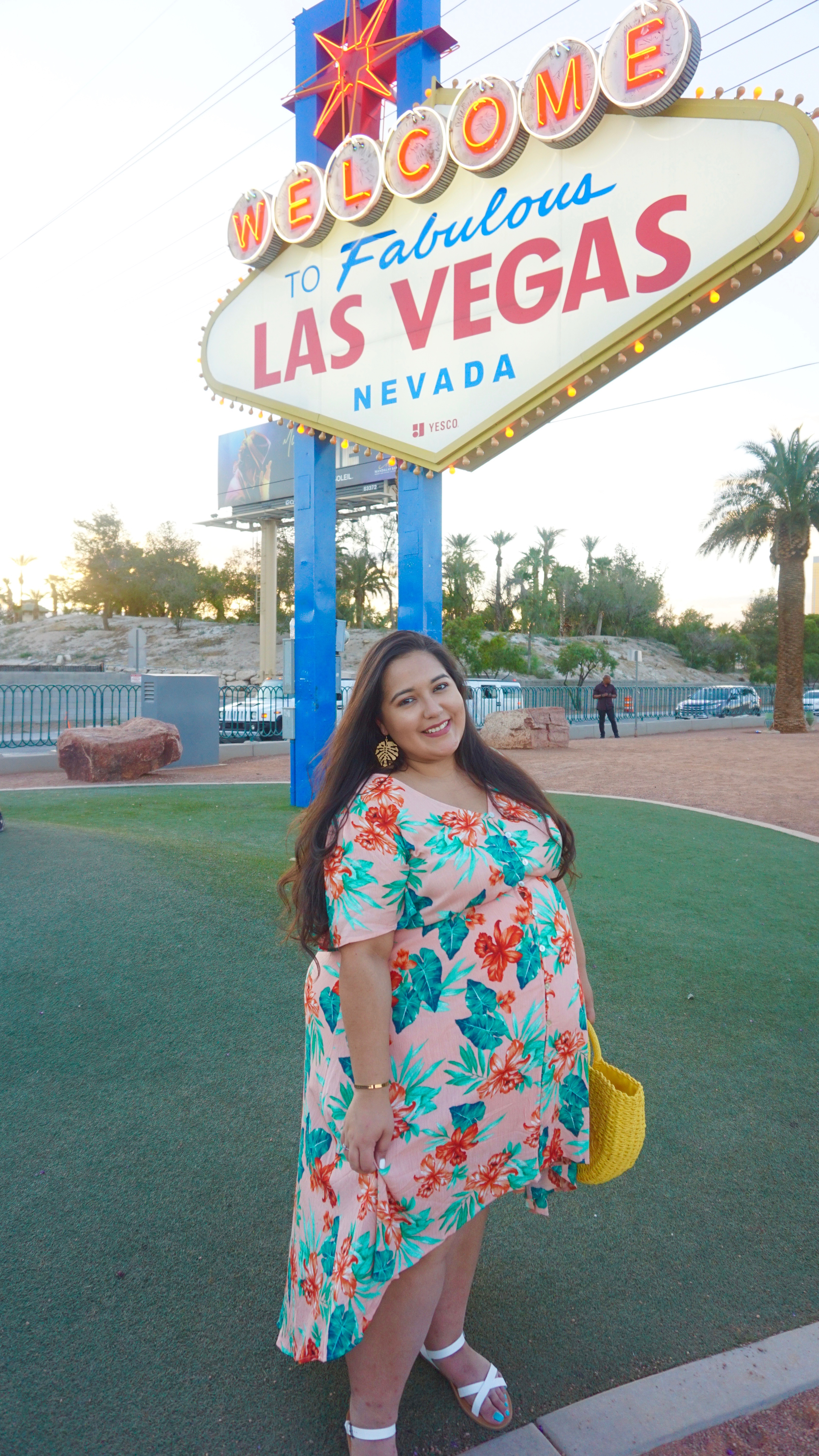 Summer Floral Dress – Las Vegas Style