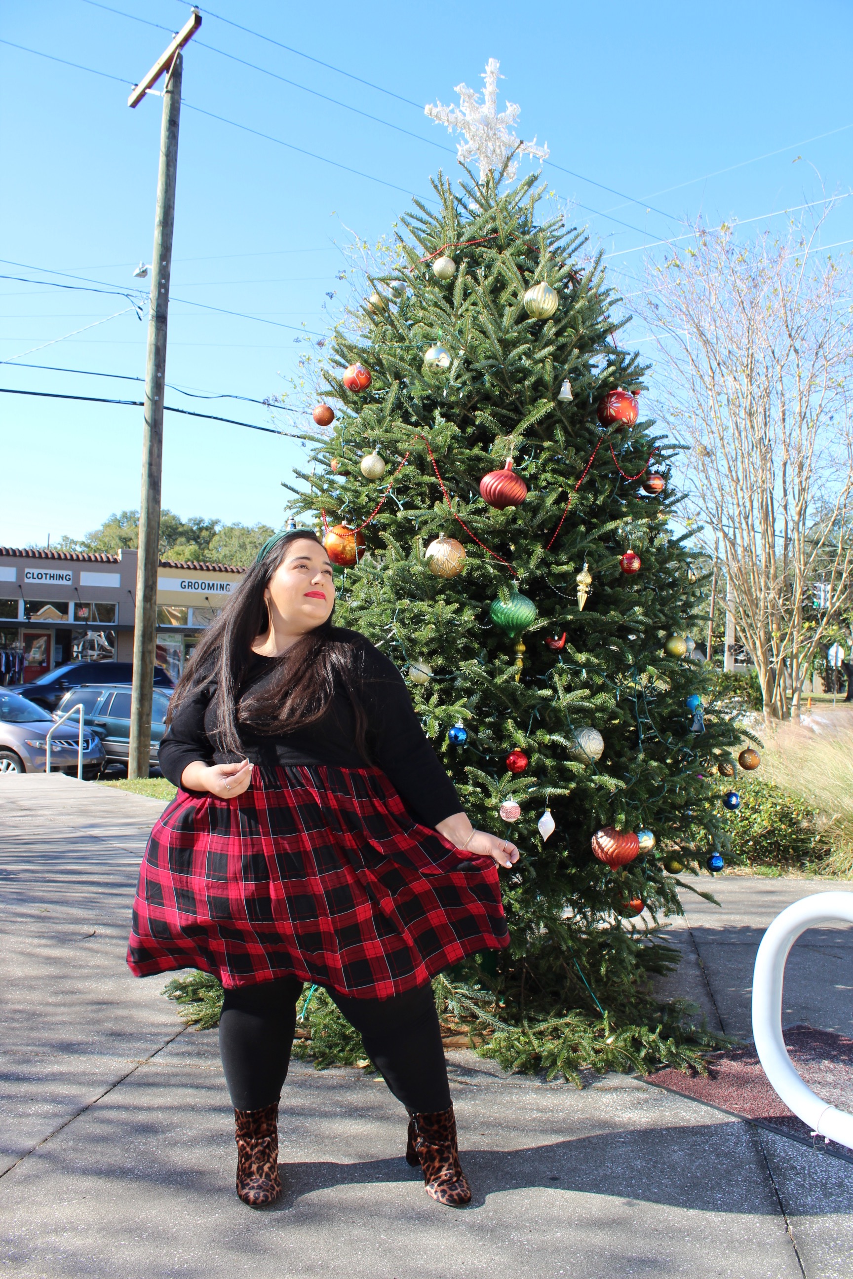 Wrapped in Plaid | My Favorite Christmas OOTD