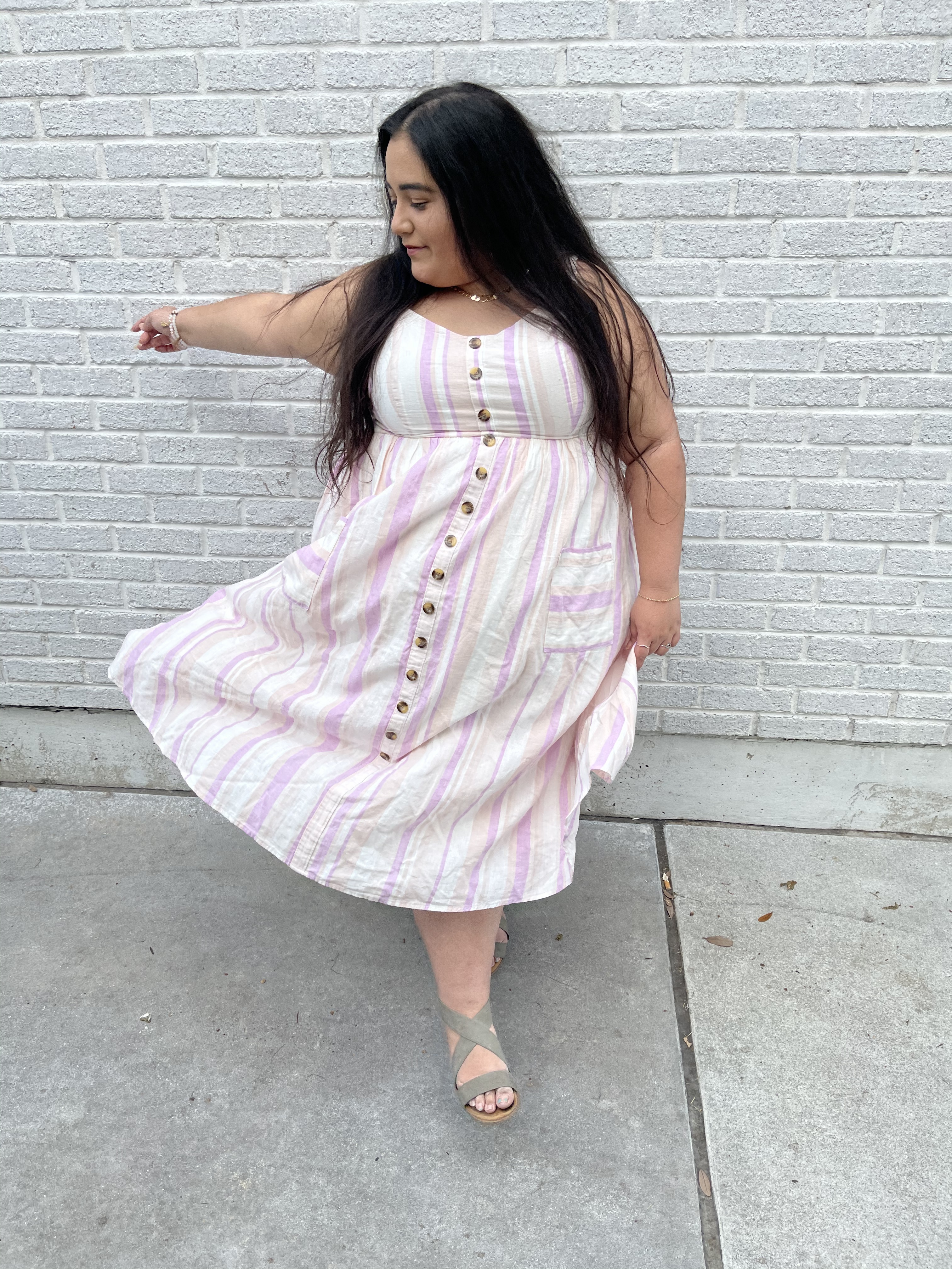Striped Dress Love | Spring Dress OOTD