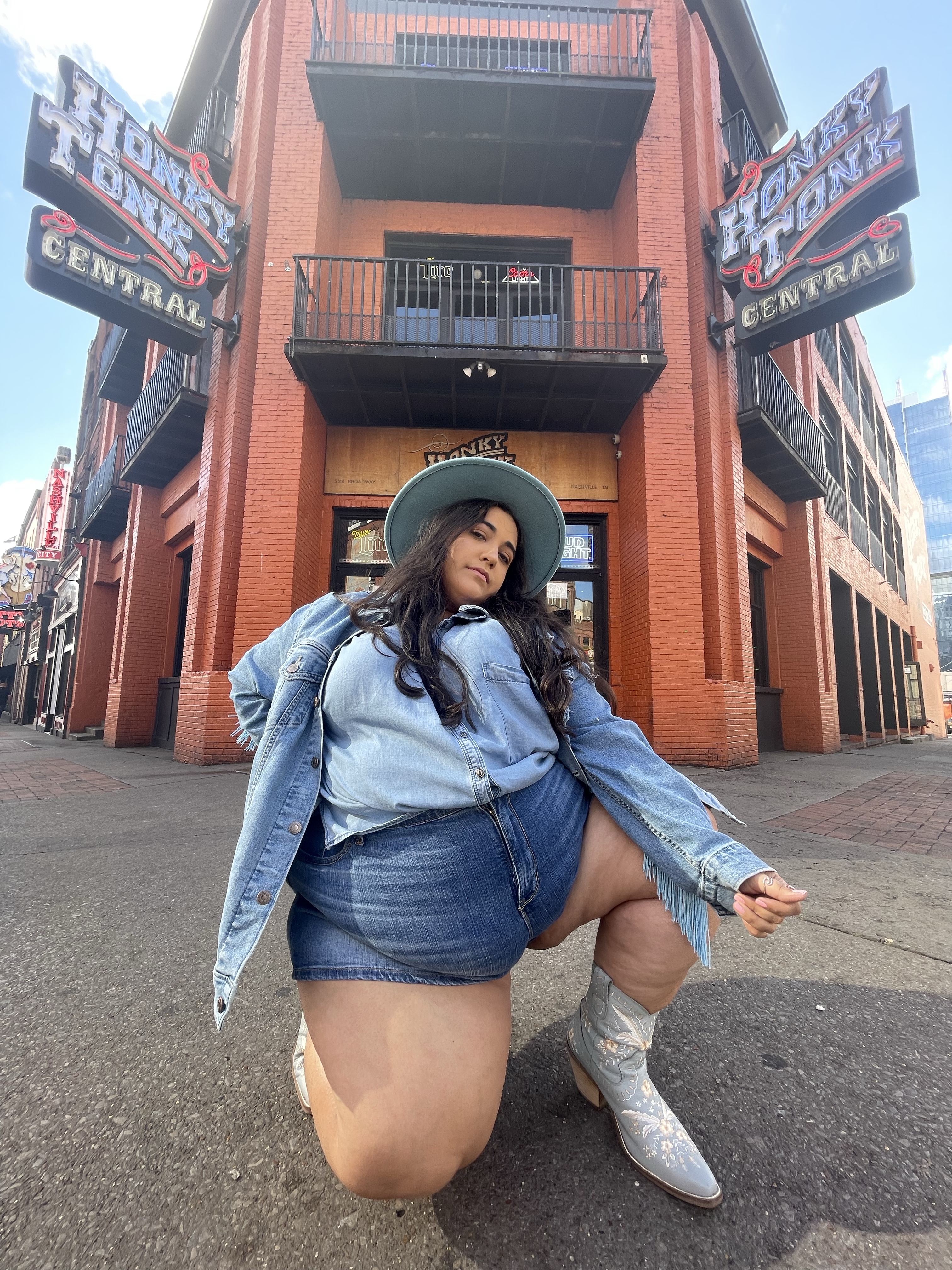 Honky Tonk Central Confidence| Nashville Monochromatic OOTD